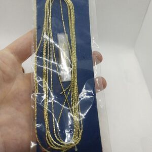 Hildie and Jo gold Tone chain new in plastic for jewelry making